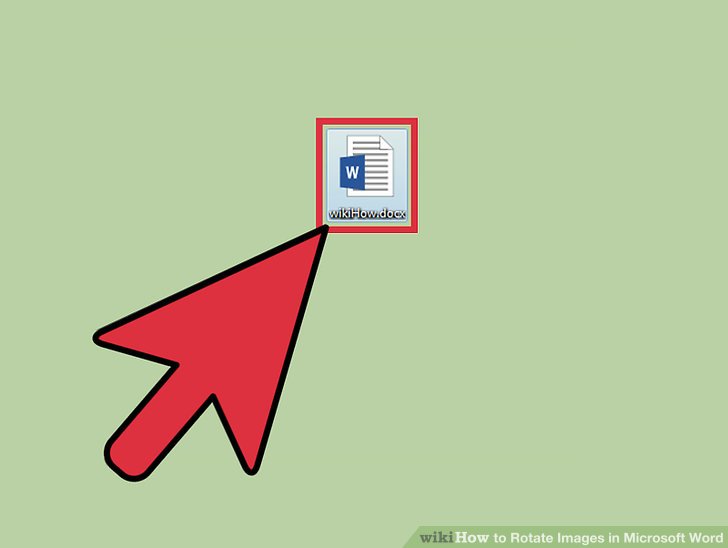 How to rotate picture in word shortcut